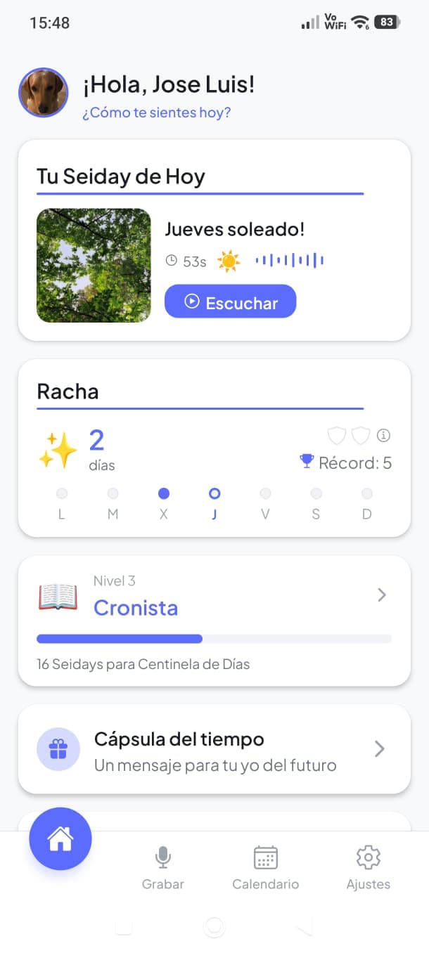 Seiday — Inicio
